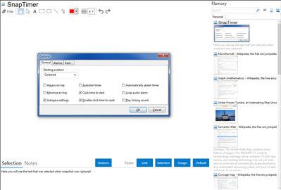 SnapTimer - Flamory bookmarks and screenshots