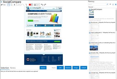 SocialCompare - Flamory bookmarks and screenshots