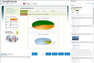 SocialDefender - Flamory bookmarks and screenshots