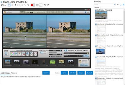 SoftColor PhotoEQ - Flamory bookmarks and screenshots