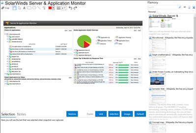 SolarWinds Server & Application Monitor - Flamory bookmarks and screenshots
