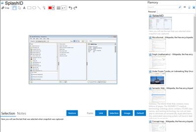 SplashID - Flamory bookmarks and screenshots