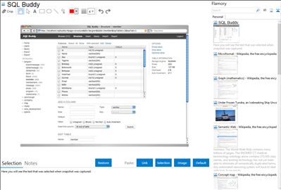 SQL Buddy - Flamory bookmarks and screenshots