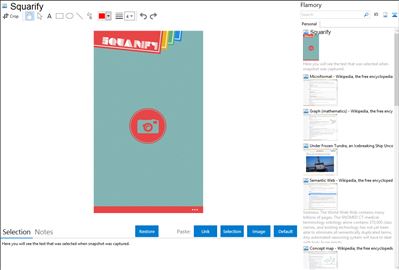 Squarify - Flamory bookmarks and screenshots