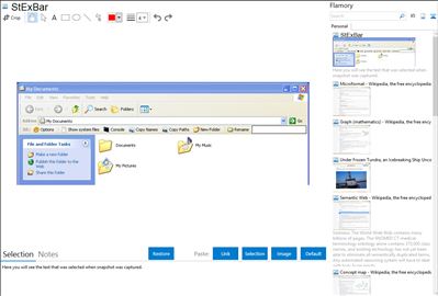 StExBar - Flamory bookmarks and screenshots
