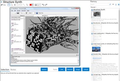 Structure Synth - Flamory bookmarks and screenshots