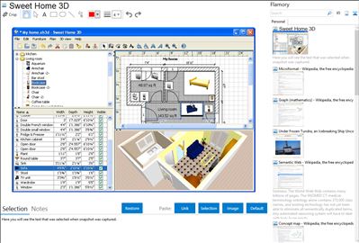 Sweet Home 3D - Flamory bookmarks and screenshots