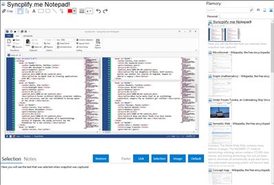 Syncplify.me Notepad! - Flamory bookmarks and screenshots