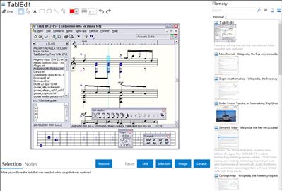 TablEdit - Flamory bookmarks and screenshots