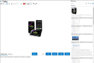 Talky - Flamory bookmarks and screenshots