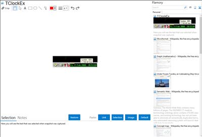 TClockEx - Flamory bookmarks and screenshots
