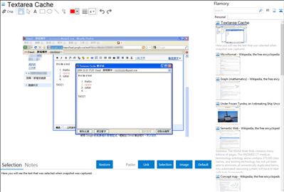 Textarea Cache - Flamory bookmarks and screenshots