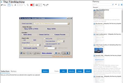 The FilmMachine - Flamory bookmarks and screenshots