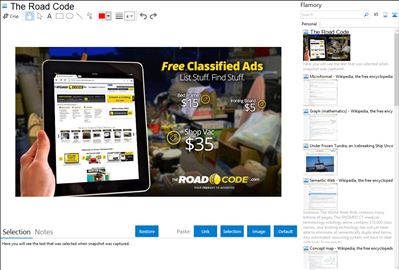 The Road Code - Flamory bookmarks and screenshots