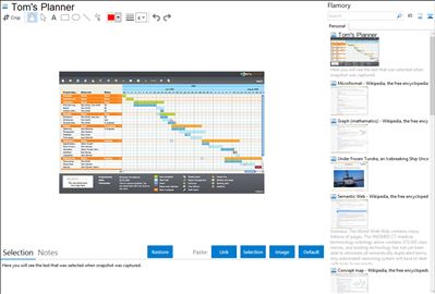Tom's Planner - Flamory bookmarks and screenshots