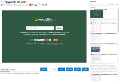 TopWordsLike.com - Flamory bookmarks and screenshots