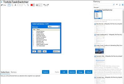 TorkilsTaskSwitcher - Flamory bookmarks and screenshots