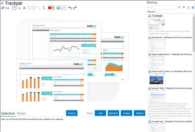Trackpal - Flamory bookmarks and screenshots