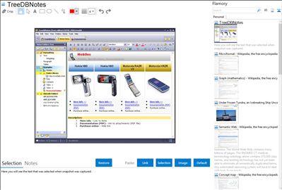 TreeDBNotes - Flamory bookmarks and screenshots