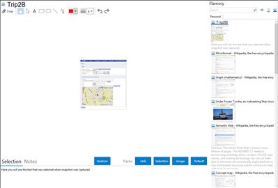 Trip2B - Flamory bookmarks and screenshots