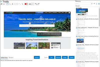 Trodly - Flamory bookmarks and screenshots
