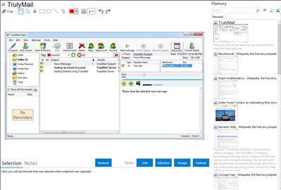 TrulyMail - Flamory bookmarks and screenshots
