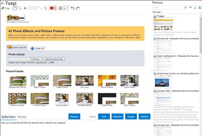Tuxpi - Flamory bookmarks and screenshots