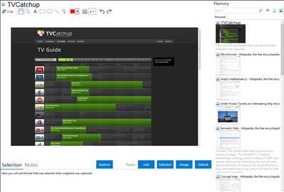 TVCatchup - Flamory bookmarks and screenshots