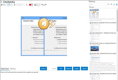 Unchecky - Flamory bookmarks and screenshots