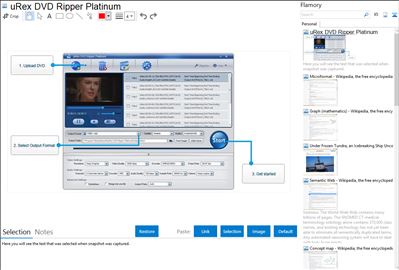 uRex DVD Ripper Platinum - Flamory bookmarks and screenshots