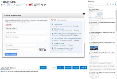 UserRules - Flamory bookmarks and screenshots