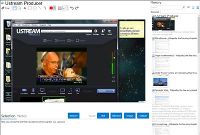 Ustream Producer - Flamory bookmarks and screenshots