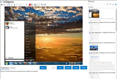 ViGlance - Flamory bookmarks and screenshots
