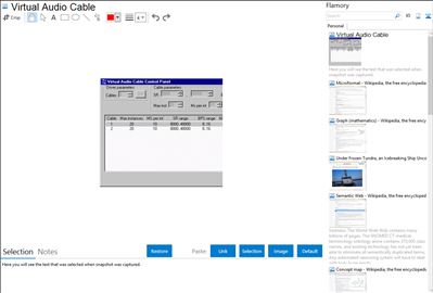 Virtual Audio Cable - Flamory bookmarks and screenshots