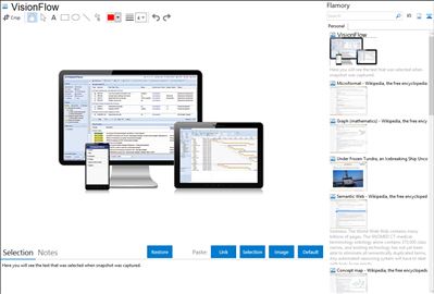 VisionFlow - Flamory bookmarks and screenshots