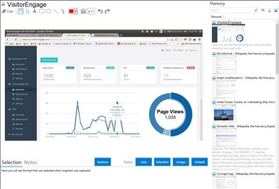 VisitorEngage - Flamory bookmarks and screenshots