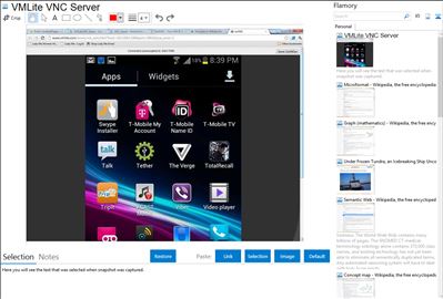VMLite VNC Server - Flamory bookmarks and screenshots