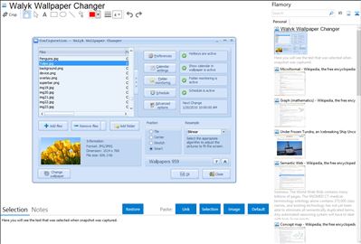 Walyk Wallpaper Changer - Flamory bookmarks and screenshots