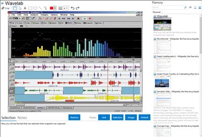 Wavelab - Flamory bookmarks and screenshots