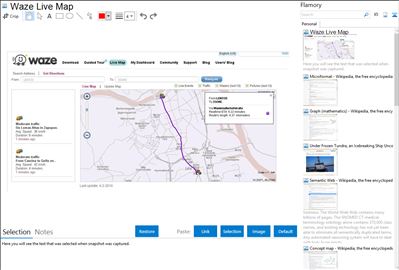 Waze Live Map - Flamory bookmarks and screenshots