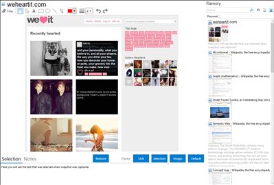 weheartit.com - Flamory bookmarks and screenshots