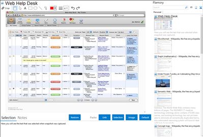 Web Help Desk - Flamory bookmarks and screenshots