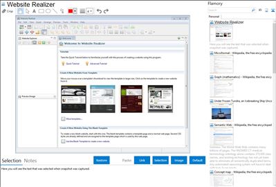 Website Realizer - Flamory bookmarks and screenshots