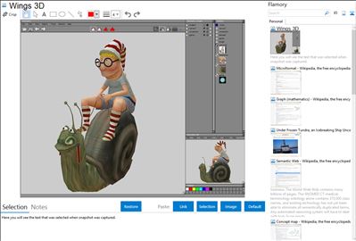 Wings 3D - Flamory bookmarks and screenshots