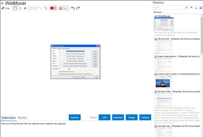 WinMover - Flamory bookmarks and screenshots