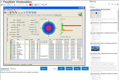 PassMark WirelessMon - Flamory bookmarks and screenshots