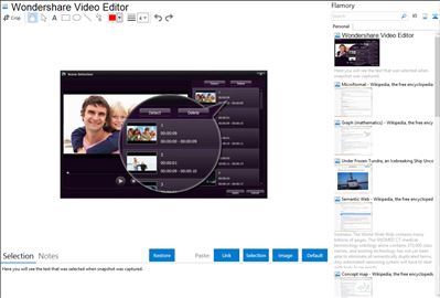 Wondershare Video Editor - Flamory bookmarks and screenshots