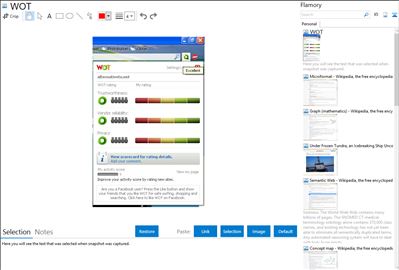 WOT - Flamory bookmarks and screenshots