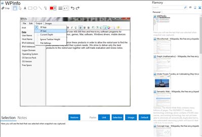 WPInfo - Flamory bookmarks and screenshots
