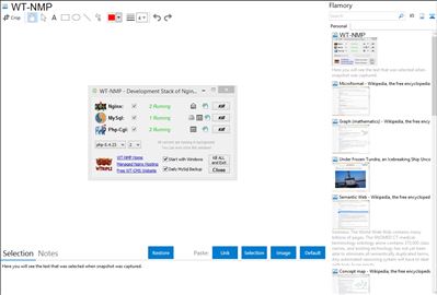 WT-NMP - Flamory bookmarks and screenshots